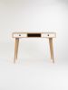 Desk for home, dressing table, bureau, with white drawers | Tables by Mo Woodwork