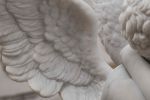 Eros n Bonnie | Sculptures by Cicero D'Ávila. Item made of marble