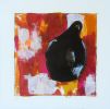 Vessel #2 — Contemporary Abstract Acrylic on Paper 15×15 in | Oil And Acrylic Painting in Paintings by Vincent Salvati – Contemporary Abstract Painter | NJ. Item composed of paper in minimalism or contemporary style