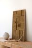 ANTIQUITY-Abstract Wood Art, Modern Texture Art-Wall Hanging | Wall Sculpture in Wall Hangings by Blank Space Studios. Item made of oak wood with stone works with boho & contemporary style