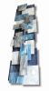 "Arctic" TT Glass and Metal Wall Sculpture | Wall Hangings by Karo Studios | Los Angeles in Los Angeles. Item made of metal with glass