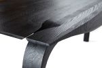 Desk in ebonized English oak, Design No 5. Unique | Tables by Jonathan Field. Item composed of oak wood
