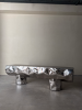 Steel Sculptural Bench — Tronco by Nitush Aroosh | Benches & Ottomans by Nitush Aroosh. Item made of steel