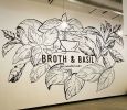 Broth & Basil Restaurant Murals | Murals by Sarah J Blankenship | Broth & Basil Pho Noodle Bistro in Pflugerville