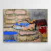 Koi | Oil And Acrylic Painting in Paintings by Jacob von Sternberg Large Abstracts. Item composed of paper & synthetic