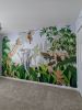 Jungle Themed Nursery | Murals by Christine Crawford | Christine Creates. Item composed of synthetic