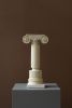 Ionic Column Statue Set Made with Marble Powder (3 pieces) | Decorative Objects by LAGU. Item made of marble