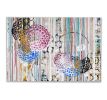 Stem Number 20 | Oil And Acrylic Painting in Paintings by Kari Souders. Item made of wood with canvas works with boho & contemporary style
