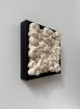 Woven wall art frame (Rock 001) | Tapestry in Wall Hangings by Elle Collins. Item composed of oak wood and cotton in minimalism or mid century modern style