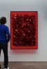 RubyRed Dendriet | Wall Sculpture in Wall Hangings by John Breed. Item composed of glass and synthetic