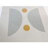 Grey Curves - original handmade silkscreen print | Prints by Emma Lawrenson. Item composed of paper