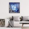 Blue Light (SOLD) | Oil And Acrylic Painting in Paintings by Alessia Lu. Item made of canvas compatible with contemporary and modern style