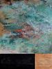 Three Panel (Color Field Series) | Oil And Acrylic Painting in Paintings by Barry Namm Art. Item composed of wood and synthetic