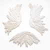 Ghostly Bloom | Wall Sculpture in Wall Hangings by Sienna Martz | Soapbox Arts in Burlington. Item composed of fabric compatible with boho and minimalism style