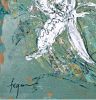 Botanical Essence: Orchid VI | Oil And Acrylic Painting in Paintings by Dorothy Fagan Fine Arts. Item made of canvas works with minimalism & mid century modern style