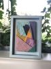 Dissociation 60 (Framed by artist) Textured Acrylic Painting | Oil And Acrylic Painting in Paintings by Helena Parriott. Item compatible with contemporary and industrial style