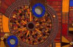 Outer Limits - Glass mosaic art piece | Art & Wall Decor by Rochelle Rose Schueler - Wild Rose Artworks LLC. Item made of ceramic with glass