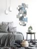 "Glacial" TTS Glass and Metal Wall Art Sculpture | Wall Sculpture in Wall Hangings by Karo Studios. Item composed of metal and glass
