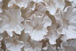 Porcelain Wall Sculpture, 21 Pieces Set, White | Wall Hangings by SevaCeramics. Item made of ceramic works with modern style
