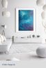 Somewhere in the Universe | Oil And Acrylic Painting in Paintings by Claire Szegvary. Item made of canvas works with boho & minimalism style