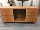 Contemporary Credenza w/live edges | Storage by Wooden Imagination. Item composed of wood in mid century modern or contemporary style