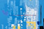 Blue universe | Oil And Acrylic Painting in Paintings by Hugo Auler Jr. Art. Item composed of synthetic