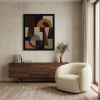 passage des volumes | Oil And Acrylic Painting in Paintings by Sophie DUMONT.. Item composed of canvas in contemporary or modern style