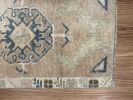 Hand-woven Turkish Rug Doormat| 1.7 x 2.7 | Small Rug in Rugs by Wool and Rug. Item composed of wool compatible with boho and contemporary style