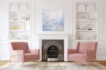 Featherlight | Oil And Acrylic Painting in Paintings by Dana Mooney Art. Item composed of canvas