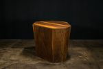 Contemporary Clariss Geometric Table by Costantini | Side Table in Tables by Costantini Design. Item composed of walnut