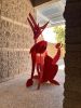 Wolf Moon | Sculptures by John Randall Nelson | Flinn Foundation in Phoenix. Item made of steel
