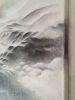 Silvered hills | Mixed Media by Francesca Borgo. Item composed of canvas and synthetic in minimalism or contemporary style