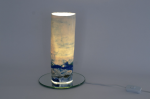 Porcelain Lamp Green/Blue | Table Lamp in Lamps by Sarah Tracton. Item made of ceramic compatible with mid century modern and contemporary style