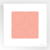 Framed Poster - Art Print 4x4 Folha Oliveira Rosa | Prints by Alzuleycha. Item made of paper works with mediterranean style