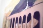 Under the Pastel Arches | Oil And Acrylic Painting in Paintings by Hannah Chloe. Item made of paper with synthetic
