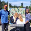 Mosaic portrait of Nat and Thelma Jackson | Art & Wall Decor by JK Mosaic, LLC. Item made of glass