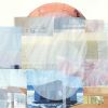 Living Near Water Hand Sewn Collage | Mixed Media by Linden Eller. Item made of paper with synthetic