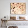 "Bohemian Rhapsody", 64"x49"  Warm large-scaled abstract | Oil And Acrylic Painting in Paintings by Jane Burton, Abstract Painting. Item made of canvas with synthetic