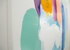 Love 21 | Oil And Acrylic Painting in Paintings by Claire Desjardins. Item composed of canvas and synthetic