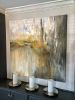 Evening at the Glen Oil Contemporary Abstract | Oil And Acrylic Painting in Paintings by Strokes by Red - Red (Linda Harrison). Item composed of canvas