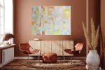 Soft Parade I | Oil And Acrylic Painting in Paintings by LangfordArt. Item composed of canvas & synthetic