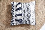 Ava Boho Artisanal Weave Handloom Cushion-Handcraft Cotton | Pillows by Humanity Centred Designs. Item made of cotton works with boho & minimalism style