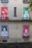 Fenêtre sur rue | Street Murals by Les soeurs Chevalme