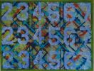 Numbers Come And Go | Oil And Acrylic Painting in Paintings by Chris Baumgartner-artist. Item composed of canvas
