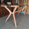 Epoxy table, Modern Dining Table, Wood Dining Table | Tables by evendes. Item made of walnut
