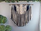 Small Macrame Wall Hanging | Wall Hangings by Desert Indulgence. Item composed of cotton compatible with boho style