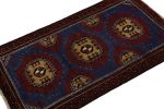 Rug & Kilim's Baluch Tribal Rug in Blue with Red & Beige | Area Rug in Rugs by Rug and Kilim
