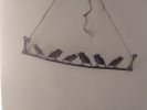 Bird | Wall Sculpture in Wall Hangings by Cumin Studio. Item made of metal works with minimalism & contemporary style