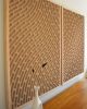 08 Acoustic Panel | Wall Sculpture in Wall Hangings by Joseph Laegend. Item composed of oak wood compatible with minimalism and mid century modern style