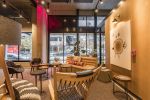 Woodland | Oil And Acrylic Painting in Paintings by Valero Doval | Moxy Seattle Downtown in Seattle. Item made of synthetic